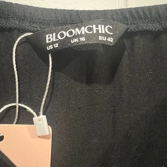 BloomChic Black and White Floral Maxi Dress - Picture 4 of 4